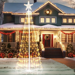 Christmas Cone Tree LED Light, 7Ft 295LED Smart Bluetooth