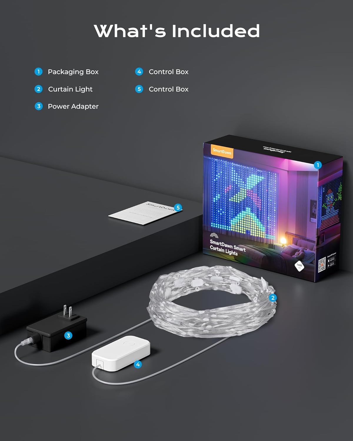 RGBIC Smart Curtain Lights (Multiple Sizes) - DIY Effects/GIF, App Con ...
